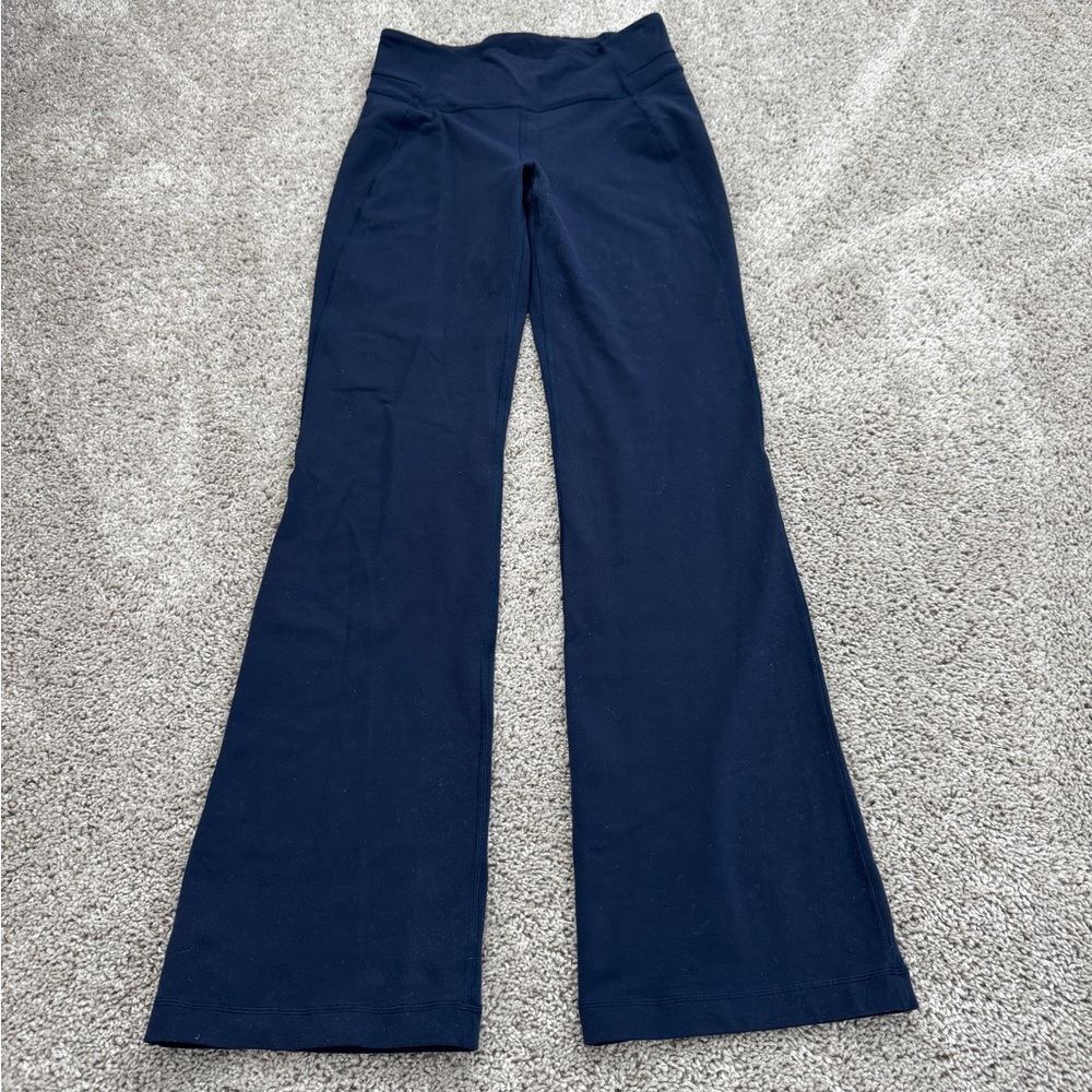 Lululemon Navy Flare Yoga Pants Size 8